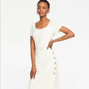 Ann Taylor Cream Dress